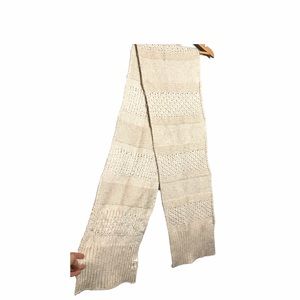 Universal Thread | Cream Knit Long Scarf Soft Cozy •
